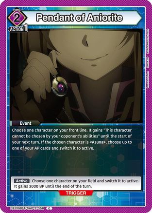 Pendant of Aniorite (UEX06BT/SAO-2-058) [UEX06BT: Sword Art Online Vol.2] - Deck Out Gaming