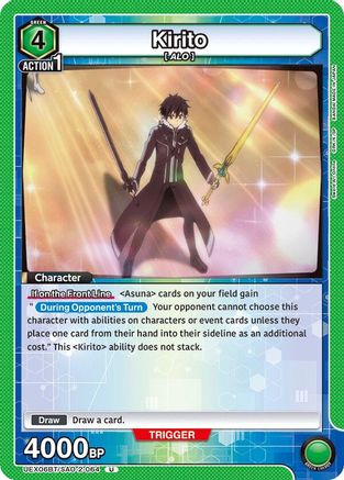 Kirito (064) (UEX06BT/SAO-2-064) [UEX06BT: Sword Art Online Vol.2] - Deck Out Gaming