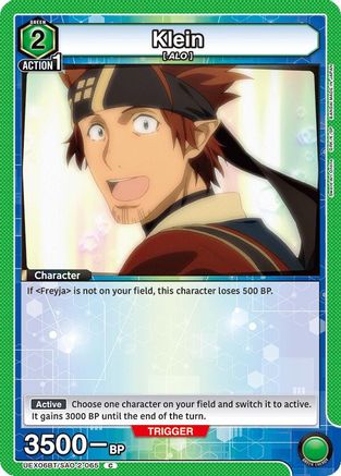 Klein (065) (UEX06BT/SAO-2-065) [UEX06BT: Sword Art Online Vol.2] - Deck Out Gaming
