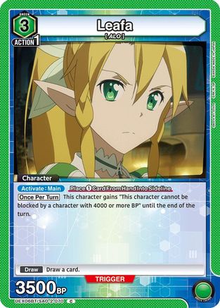Leafa (070) (UEX06BT/SAO-2-070) [UEX06BT: Sword Art Online Vol.2] - Deck Out Gaming
