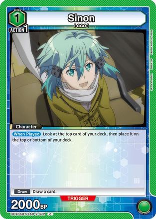 Sinon (072) (UEX06BT/SAO-2-072) [UEX06BT: Sword Art Online Vol.2] - Deck Out Gaming