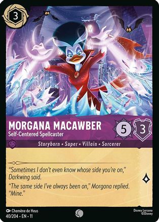 Morgana Macawber - Self-Centered Spellcaster (40/204) [Winterspell] - Deck Out Gaming