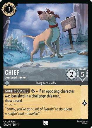 Chief - Seasoned Tracker (179/204) [Winterspell] Cold Foil - Deck Out Gaming