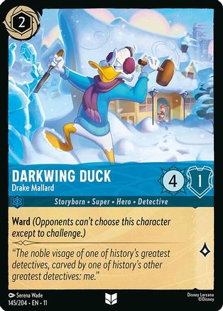 Darkwing Duck - Drake Mallard (145/204) [Winterspell] - Deck Out Gaming