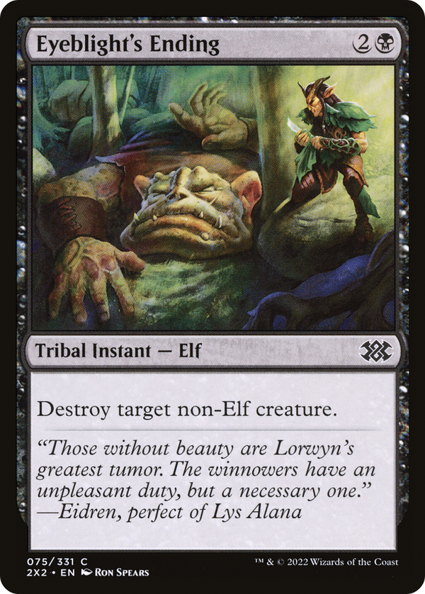 Eyeblight's Ending (75) [Double Masters 2022] foil - Deck Out Gaming