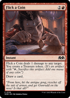 Flick a Coin (128) [Wilds of Eldraine] foil - Deck Out Gaming