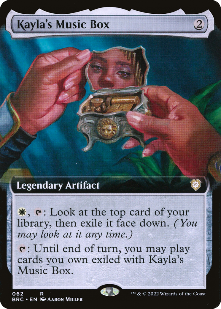 Kayla's Music Box (Extended Art) (62) [The Brothers' War Commander] - Deck Out Gaming