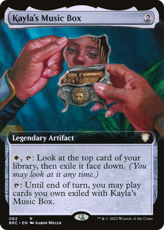 Kayla's Music Box (Extended Art) (62) [The Brothers' War Commander] - Deck Out Gaming