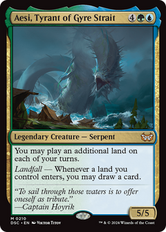 Aesi, Tyrant of Gyre Strait (210) [Duskmourn: House of Horror Commander] - Deck Out Gaming