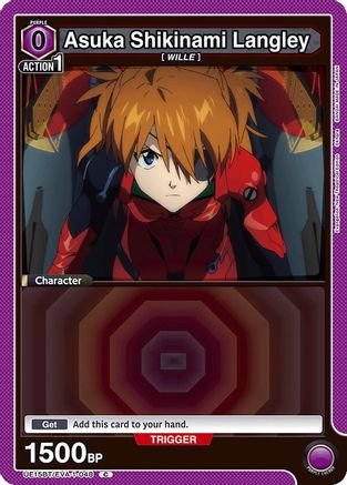 Asuka Shikinami Langley (048) (Box Topper Foil) (UE15BT/EVA-1-048) [UE15BT: Evangelion: New Theatrical Edition] Foil - Deck Out Gaming