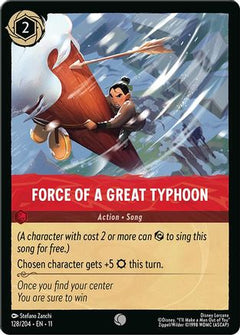 Force of a Great Typhoon (128/204) [Winterspell] Cold Foil - Deck Out Gaming