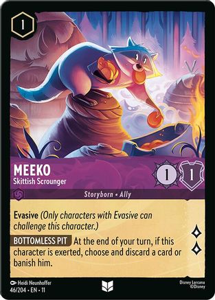 Meeko - Skittish Scrounger (46/204) [Winterspell] Cold Foil - Deck Out Gaming
