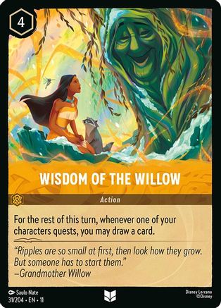 Wisdom of the Willow (31/204) [Winterspell] Cold Foil - Deck Out Gaming