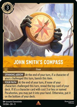 John Smith's Compass (33/204) [Winterspell] Cold Foil - Deck Out Gaming