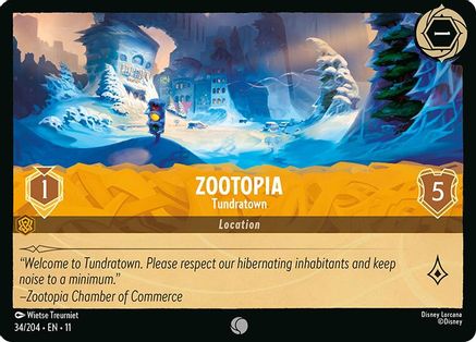 Zootopia - Tundratown (34/204) [Winterspell] - Deck Out Gaming