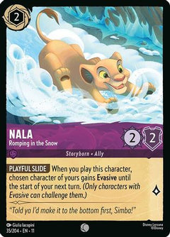 Nala - Romping in the Snow (35/204) [Winterspell] - Deck Out Gaming
