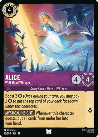 Alice - Well-Read Whisper (36/204) [Winterspell] - Deck Out Gaming