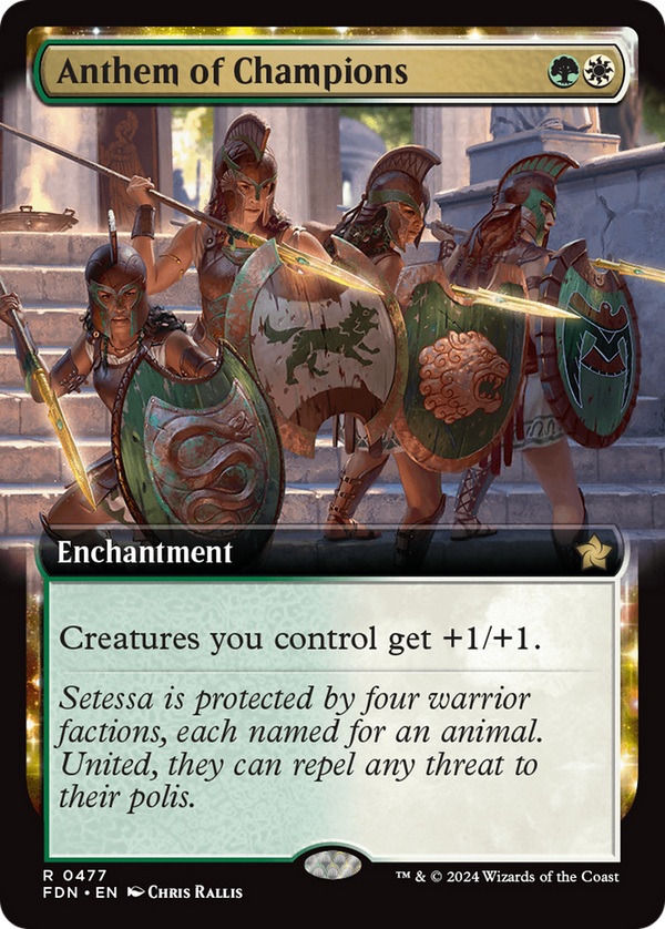 Anthem of Champions (Extended Art) (477) [Foundations] - Deck Out Gaming