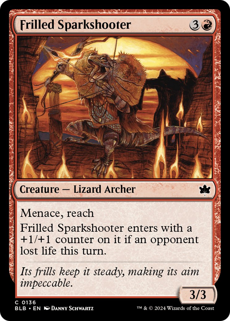Frilled Sparkshooter (136) [Bloomburrow] - Deck Out Gaming