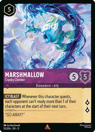 Marshmallow - Cranky Climber (53/204) [Winterspell] Cold Foil - Deck Out Gaming