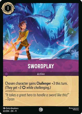 Swordplay (63/204) [Winterspell] Cold Foil - Deck Out Gaming