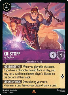 Kristoff - Icy Explorer (51/204) [Winterspell] Cold Foil - Deck Out Gaming