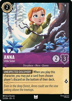 Anna - Little Sister (52/204) [Winterspell] - Deck Out Gaming
