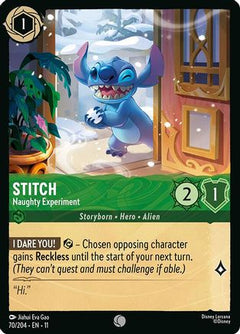 Stitch - Naughty Experiment (70/204) [Winterspell] - Deck Out Gaming