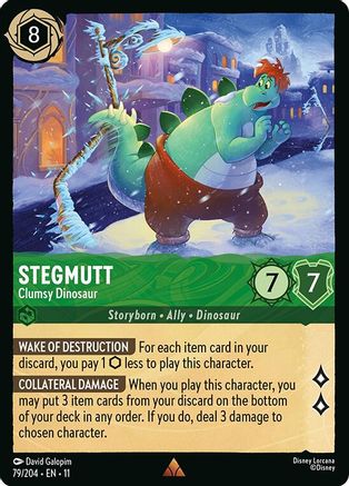 Stegmutt - Clumsy Dinosaur (79/204) [Winterspell] - Deck Out Gaming