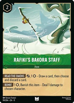 Rafiki's Bakora Staff (99/204) [Winterspell] Cold Foil - Deck Out Gaming