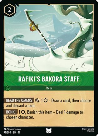 Rafiki's Bakora Staff (99/204) [Winterspell] Cold Foil - Deck Out Gaming