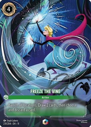 Freeze the Vine (Enchanted) (231/204) [Winterspell] Holofoil - Deck Out Gaming