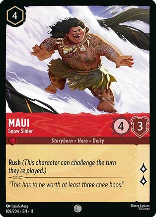 Maui - Snow Slider (109/204) [Winterspell] Cold Foil - Deck Out Gaming