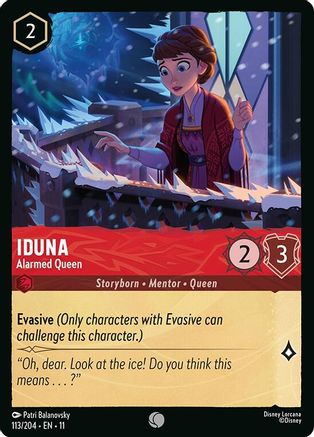 Iduna - Alarmed Queen (113/204) [Winterspell] - Deck Out Gaming