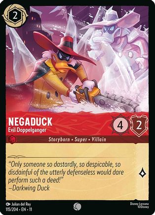 Negaduck - Evil Doppelganger (115/204) [Winterspell] - Deck Out Gaming