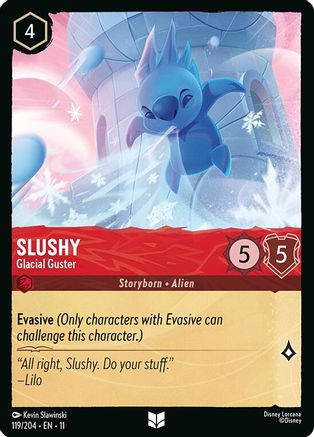 Slushy - Glacial Guster (119/204) [Winterspell] Cold Foil - Deck Out Gaming