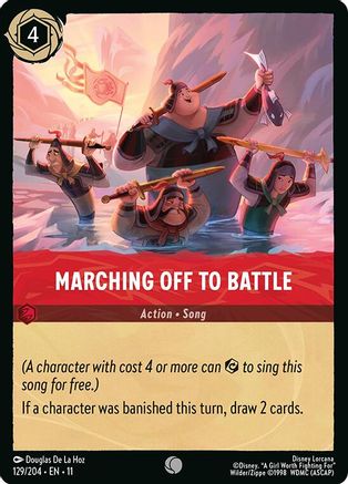 Marching Off to Battle (129/204) [Winterspell] - Deck Out Gaming