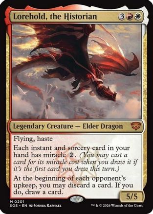 Lorehold, the Historian (201) [Secrets of Strixhaven] - Deck Out Gaming