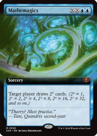 Mathemagics (Extended Art) (320) [Secrets of Strixhaven] foil - Deck Out Gaming