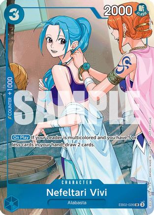Nefeltari Vivi - EB02-026 (EB02-026) [Extra Booster: One Piece Heroines Edition] Foil