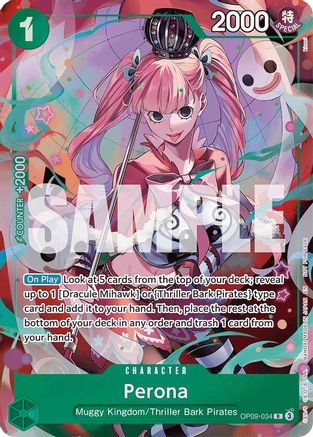 Perona - OP09-034 (OP09-034) [Extra Booster: One Piece Heroines Edition] Foil