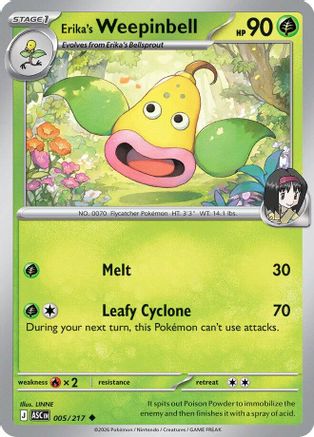Erika's Weepinbell (5) [ME: Ascended Heroes] - Deck Out Gaming