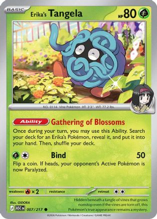 Erika's Tangela - 007/217 (7) [ME: Ascended Heroes] - Deck Out Gaming