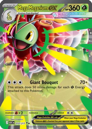 Mega Meganium ex - 010/217 (10) [ME: Ascended Heroes] Holofoil - Deck Out Gaming