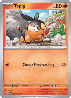 Tepig (29) [ME: Ascended Heroes] Reverse Holofoil - Deck Out Gaming