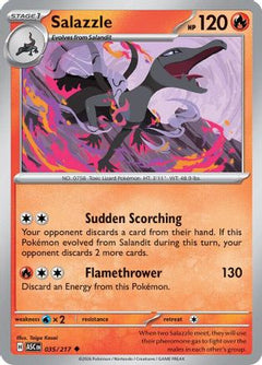 Salazzle - 035/217 (35) [ME: Ascended Heroes] Reverse Holofoil - Deck Out Gaming
