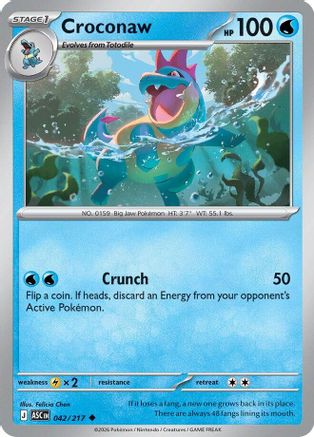 Croconaw (42) [ME: Ascended Heroes] - Deck Out Gaming