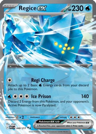 Regice ex (48) [ME: Ascended Heroes] Holofoil-1