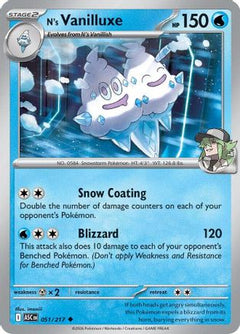 N's Vanilluxe (51) [ME: Ascended Heroes] Reverse Holofoil - Deck Out Gaming
