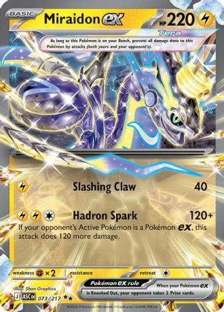 Miraidon ex (73) [ME: Ascended Heroes] Holofoil - Deck Out Gaming